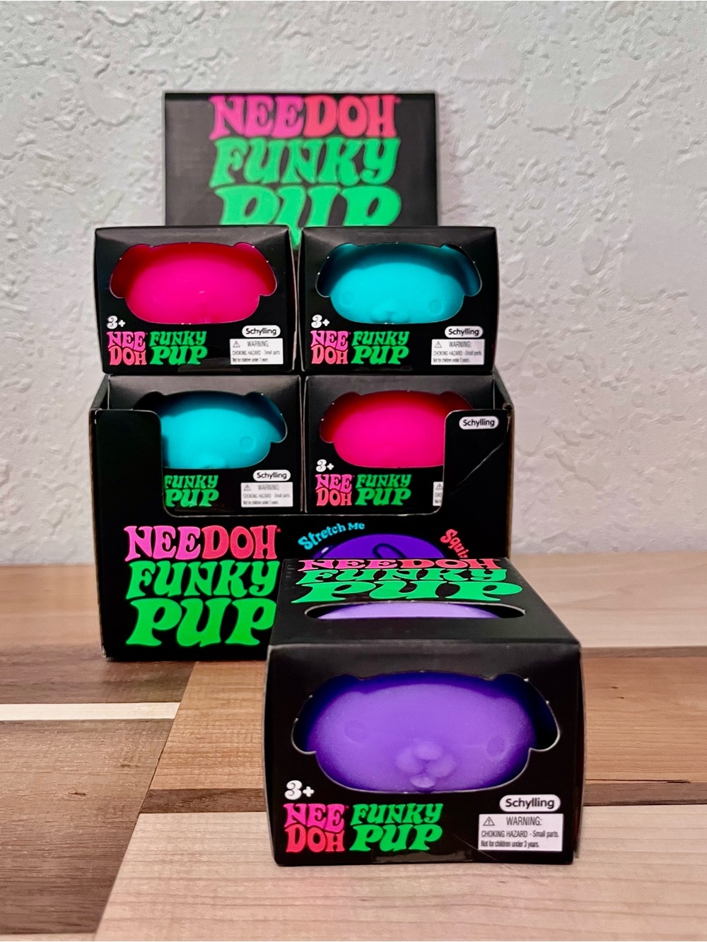 Schylling NeeDoh Funky Pup | Purple